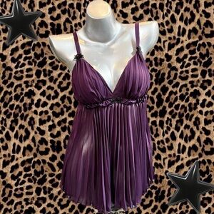 Dreamgirl Deep Purple Lingerie Y2K